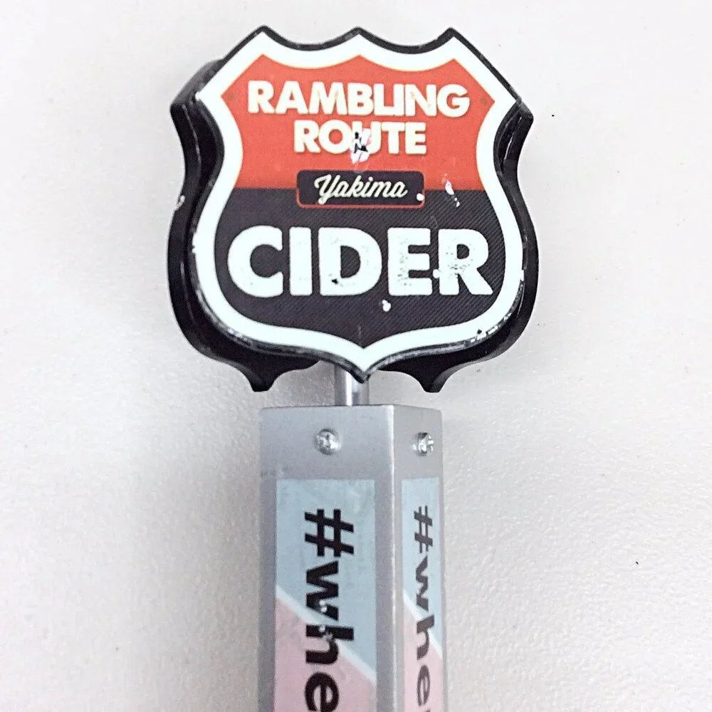 Rambling Route Cider Tap Handle Pull‎ Yakima Washington Craft Hard Breweriana